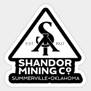 Ivo Shandor Mining Co Summerville Oklahoma Sticker